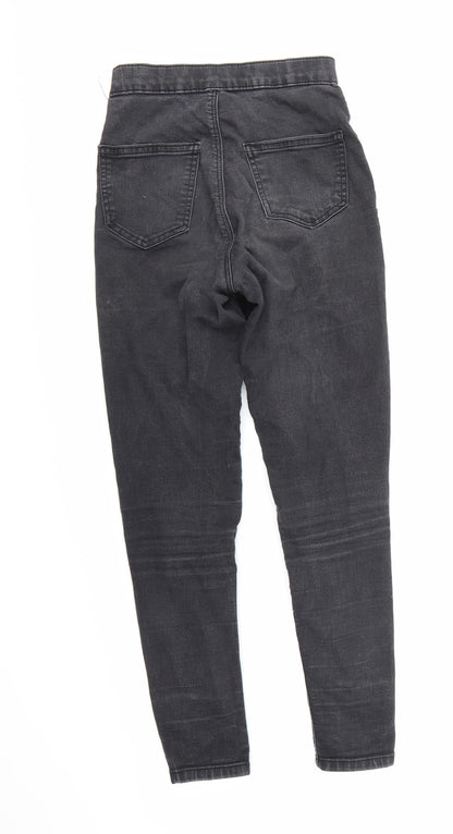 Topshop Womens Black  Denim Skinny Jeans  L30 in