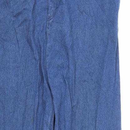 Womens UK Size  Preworn Regular Fit Straight Blue Jeans