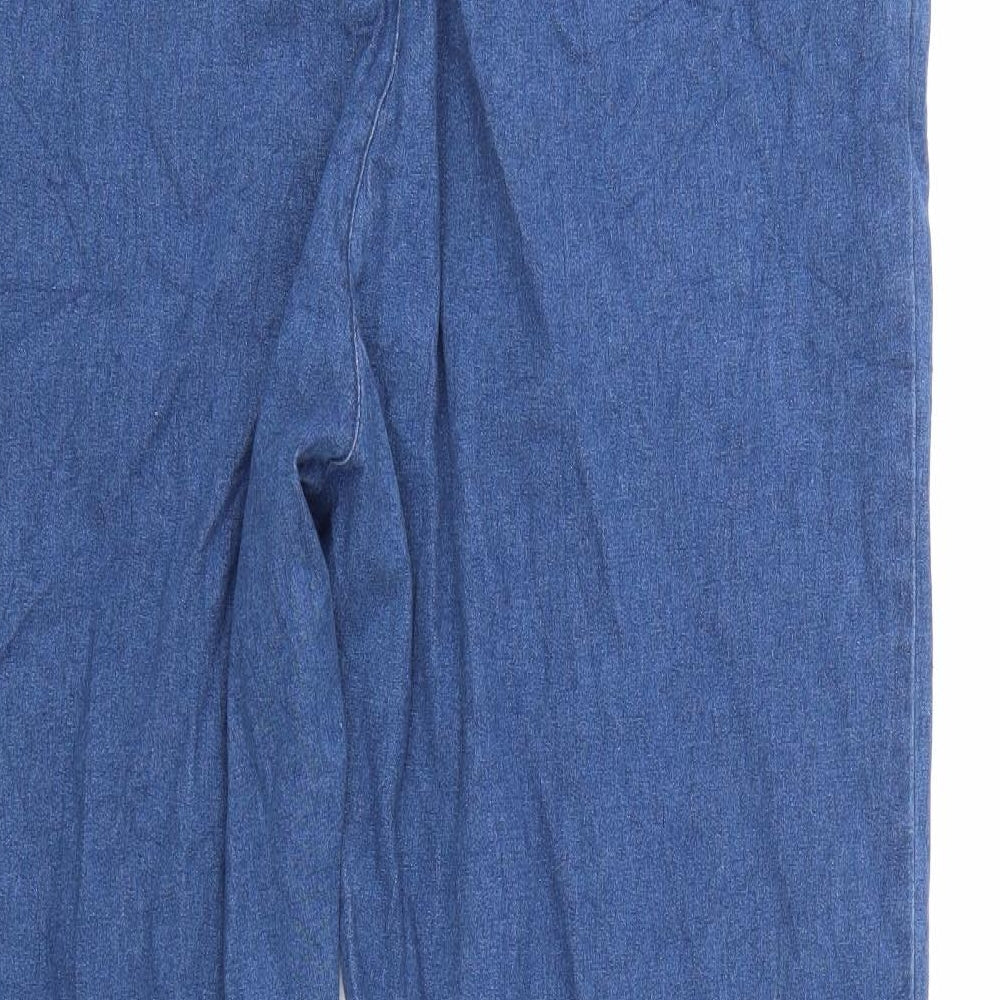 Womens UK Size  Preworn Regular Fit Straight Blue Jeans
