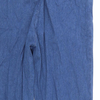 Womens UK Size  Preworn Regular Fit Straight Blue Jeans