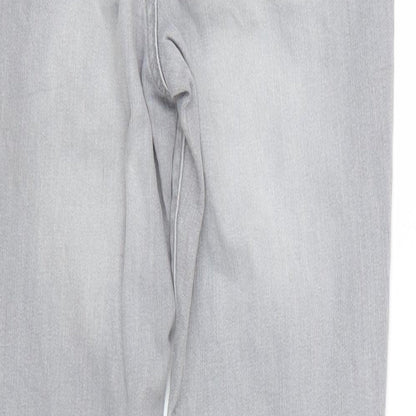 Denim Co Womens Grey  Denim Skinny Jeans Size 8 L26 in