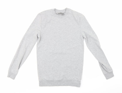 Mens UK Size XS ASOS Grey Pullover Sweatshirt