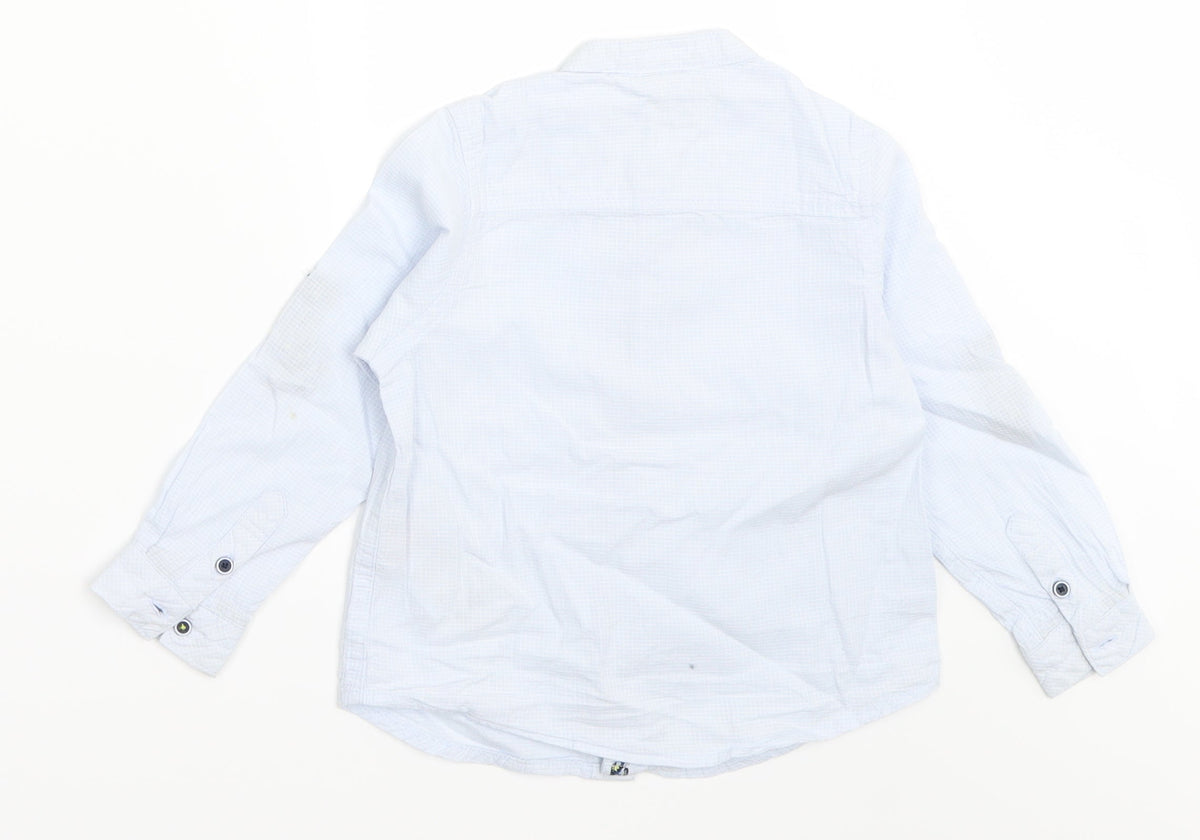Sergent Major  Boys Blue   Jersey Button-Up Size 3 Years