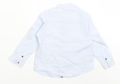 Sergent Major  Boys Blue   Jersey Button-Up Size 3 Years