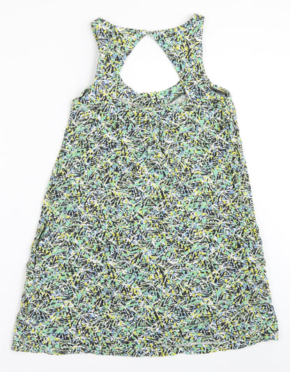 Womens UK Size 10 Warehouse Multicoloured Basic T-Shirt