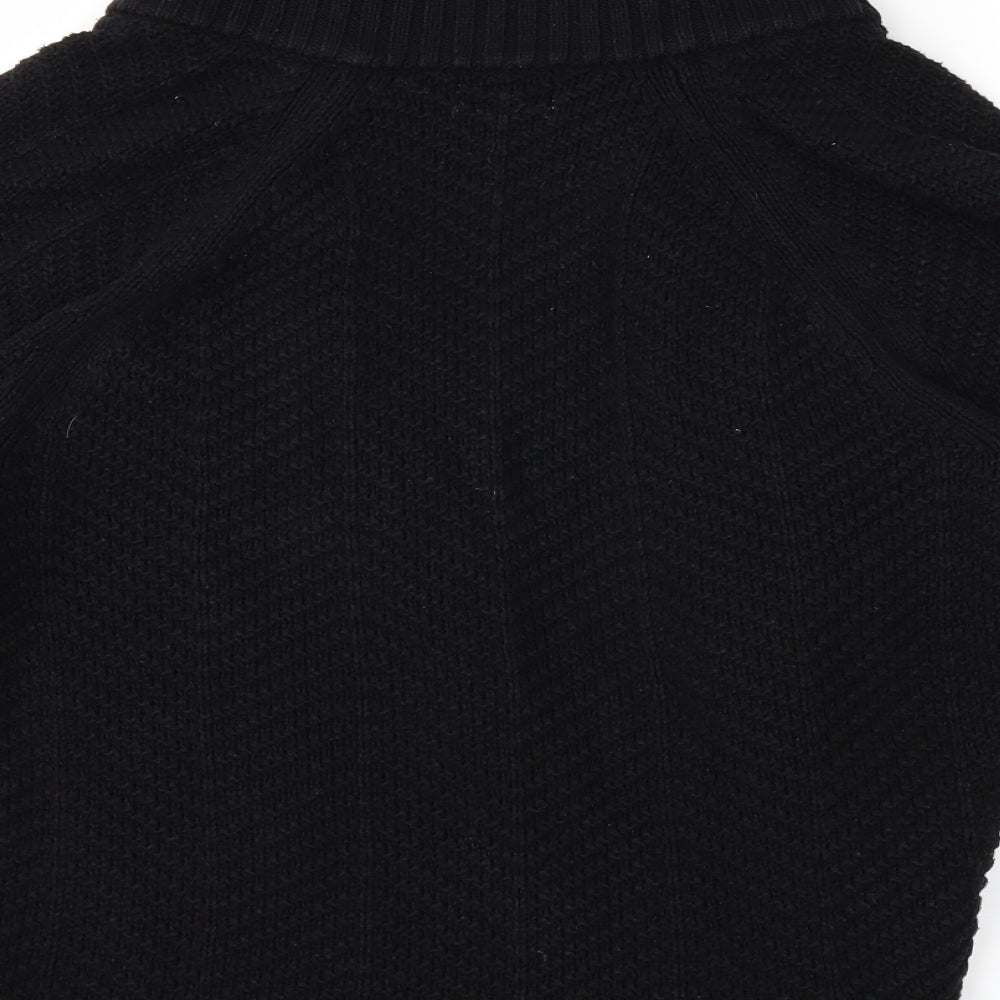 JM Womens Black  Knit Cardigan Jumper Size M