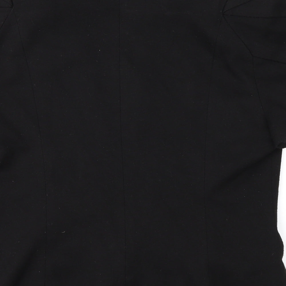 Womens UK Size 12 m&s Black Jacket