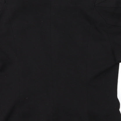 Womens UK Size 12 m&s Black Jacket