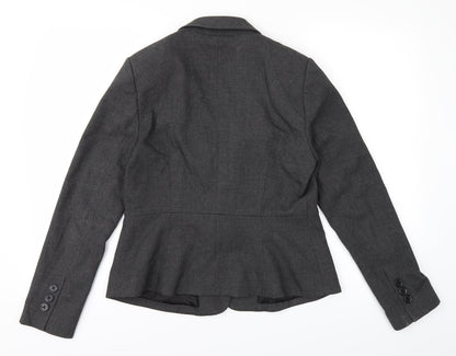 NEXT Womens Grey Check  Jacket Suit Jacket Size 10