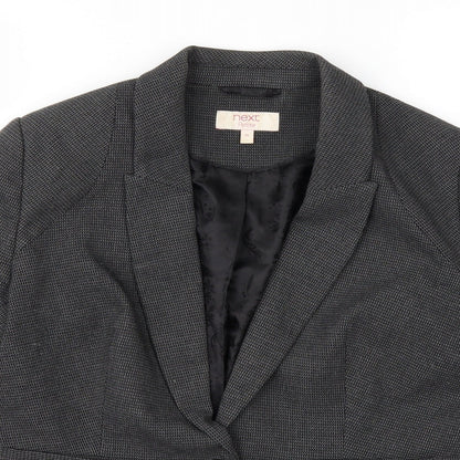 NEXT Womens Grey Check  Jacket Suit Jacket Size 10