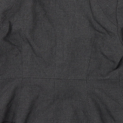 NEXT Womens Grey Check  Jacket Suit Jacket Size 10
