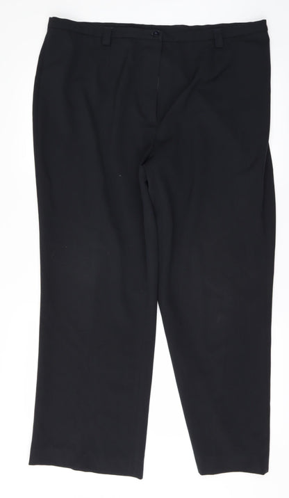 Wichele Mens Black   Trousers  Size 22 L26 in