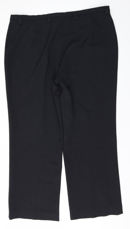 Wichele Mens Black   Trousers  Size 22 L26 in