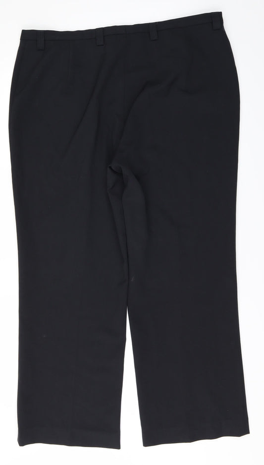 Wichele Mens Black   Trousers  Size 22 L26 in