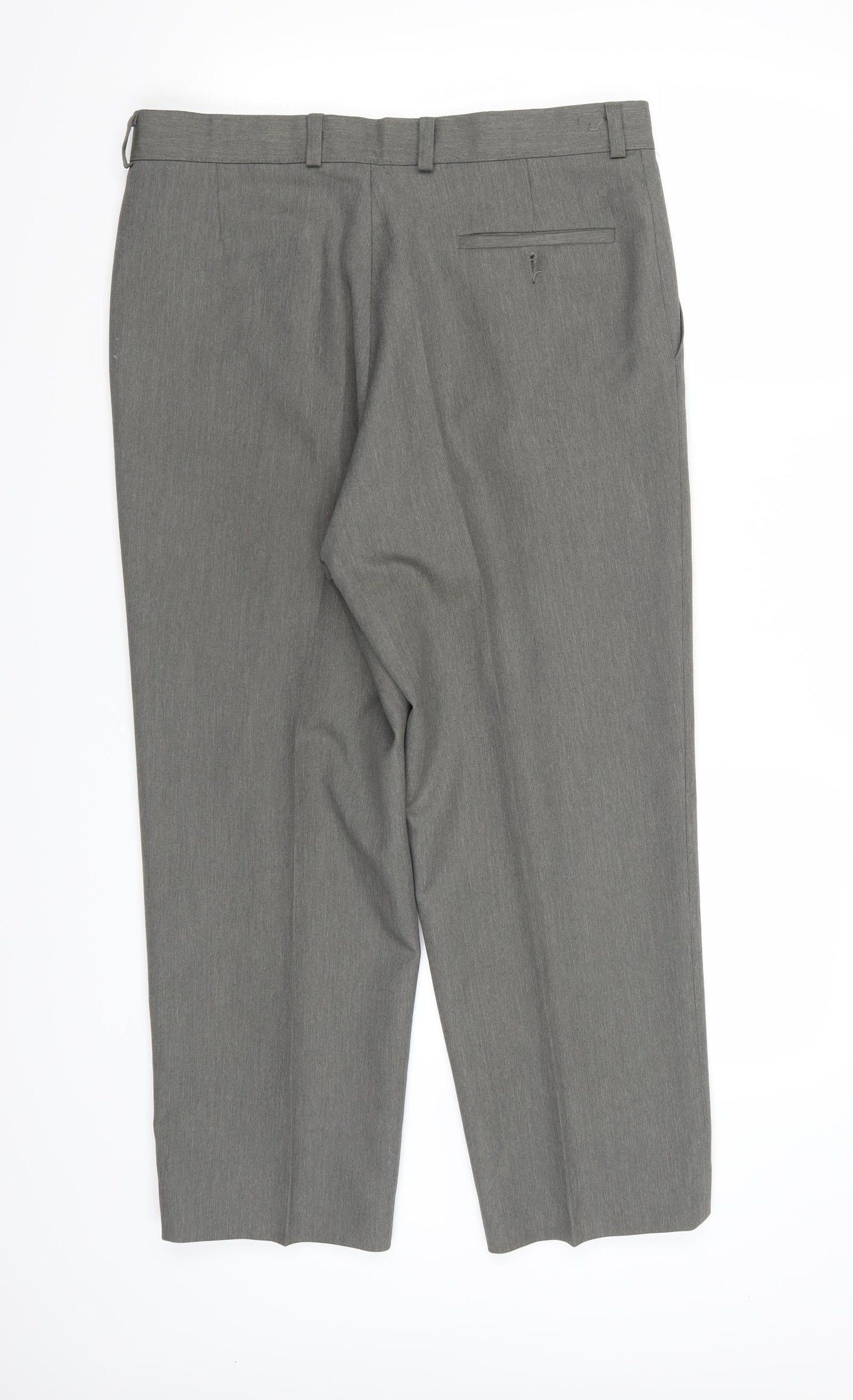 Marks and Spencer Mens Grey  Rayon Trousers   L26 in