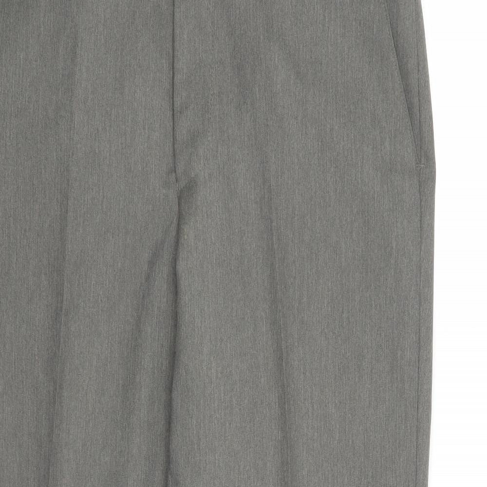 Marks and Spencer Mens Grey  Rayon Trousers   L26 in