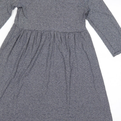 H&M Womens Blue Striped  A-Line  Size S