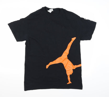 Mens UK Size M Gildan Black  T-Shirt