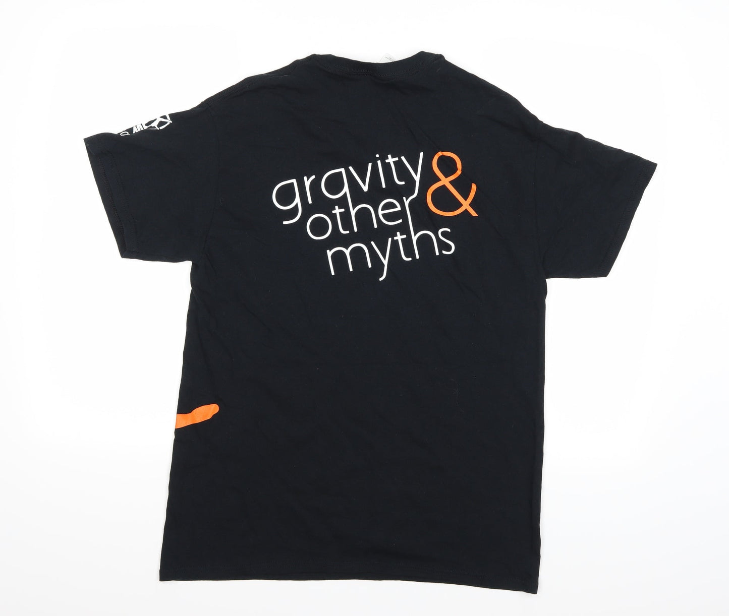 Mens UK Size M Gildan Black  T-Shirt
