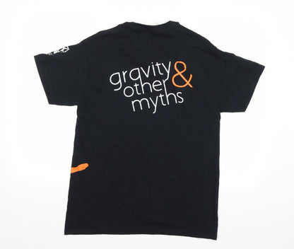 Mens UK Size M Gildan Black  T-Shirt