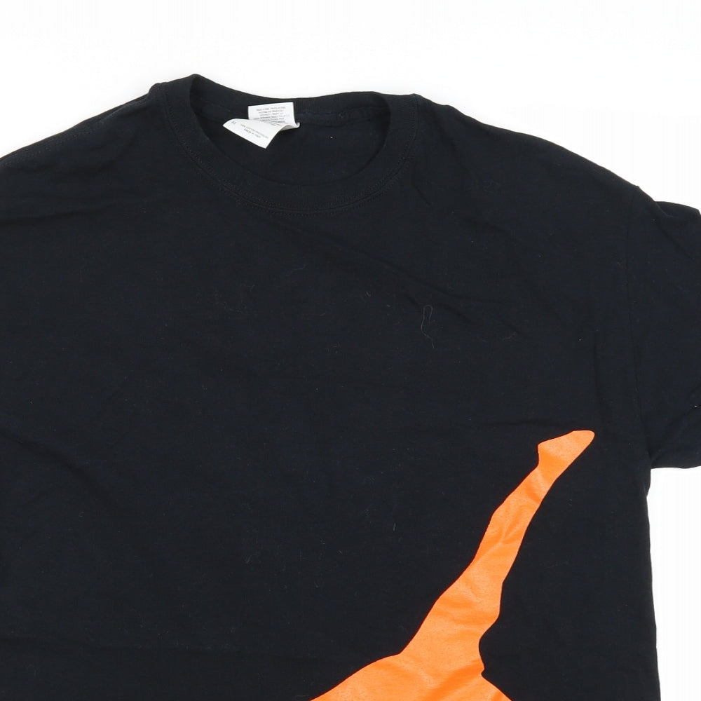 Mens UK Size M Gildan Black  T-Shirt