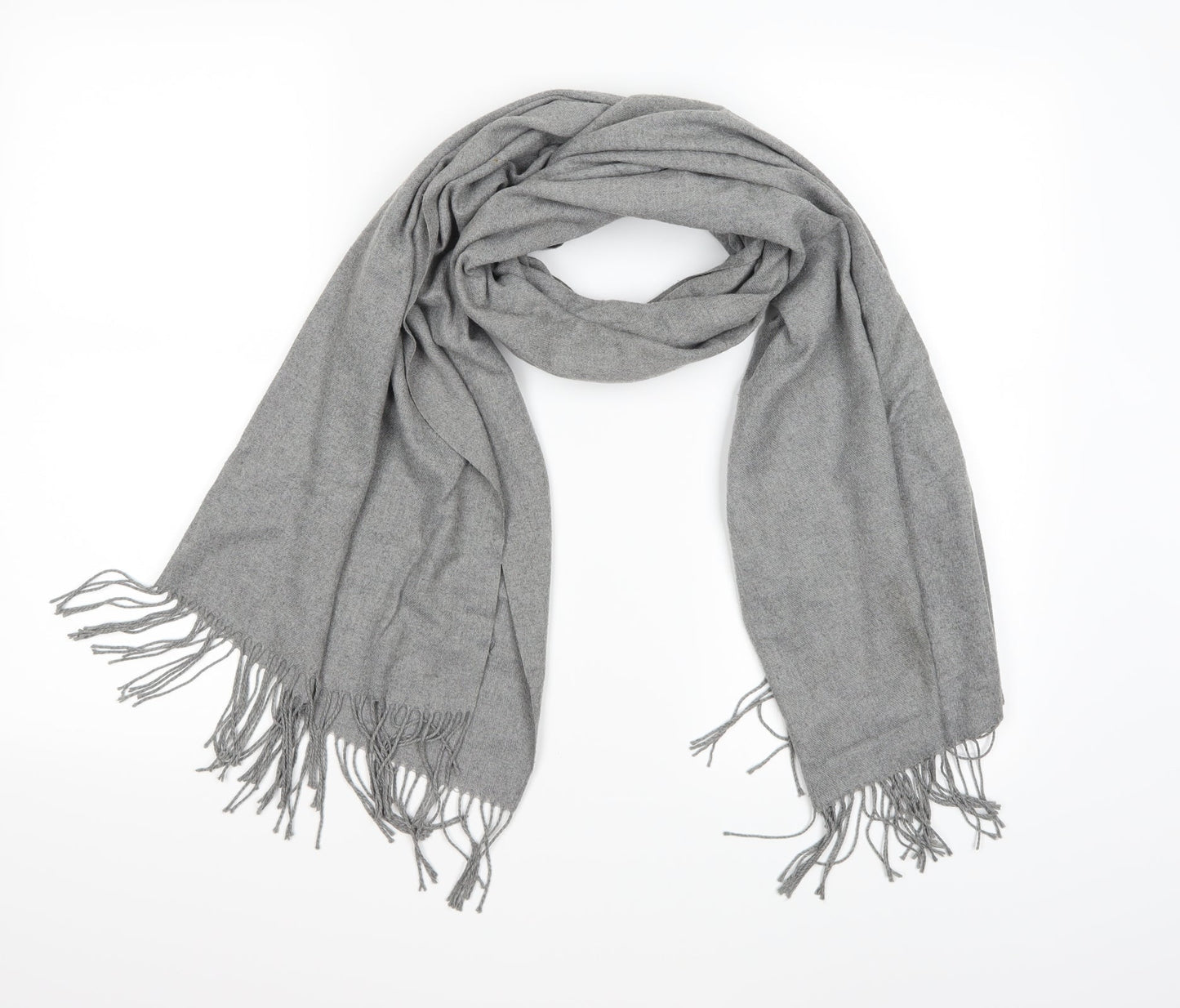 Preworn Womens Grey  Knit  Scarf