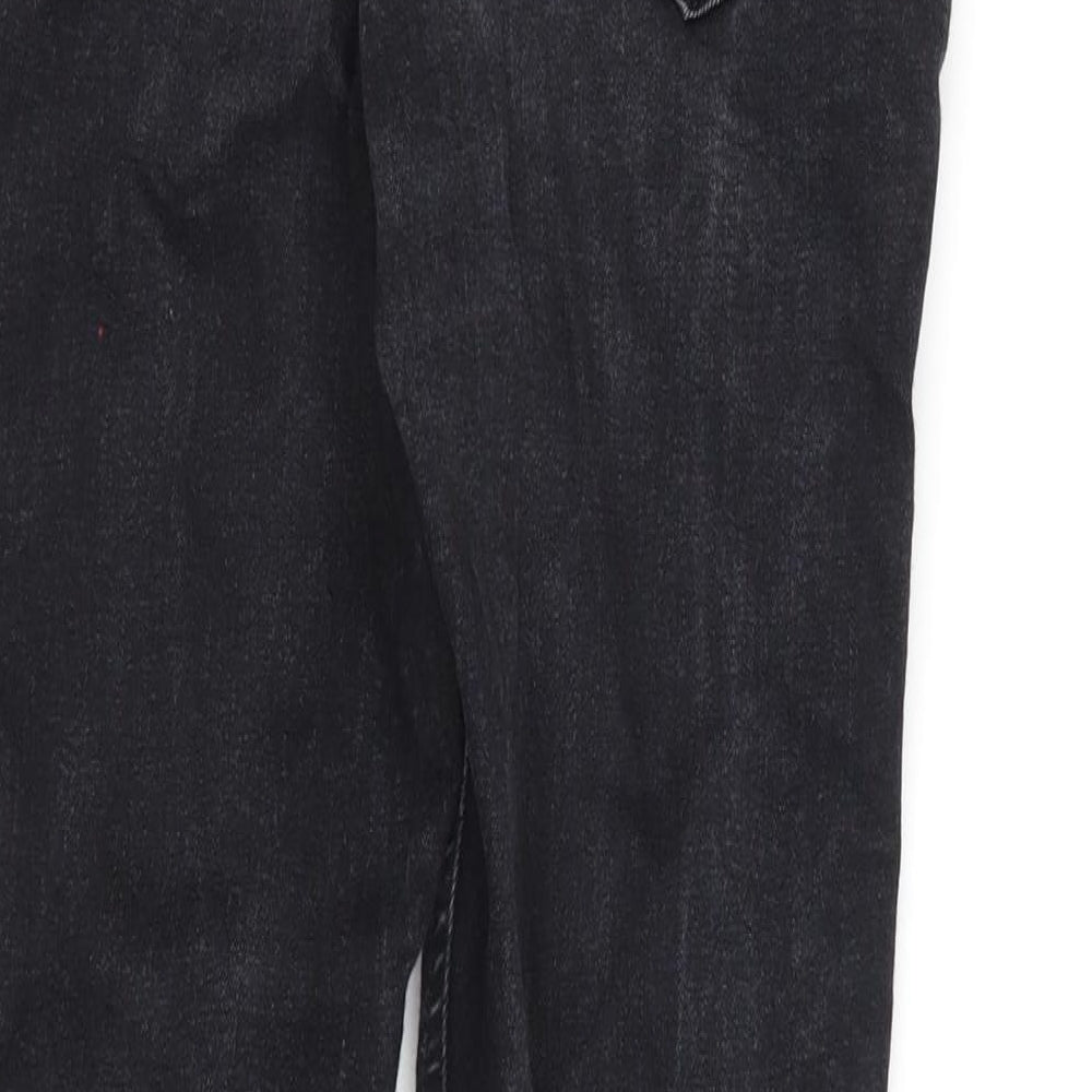 Topshop Womens Black  Denim Skinny Jeans  L32 in