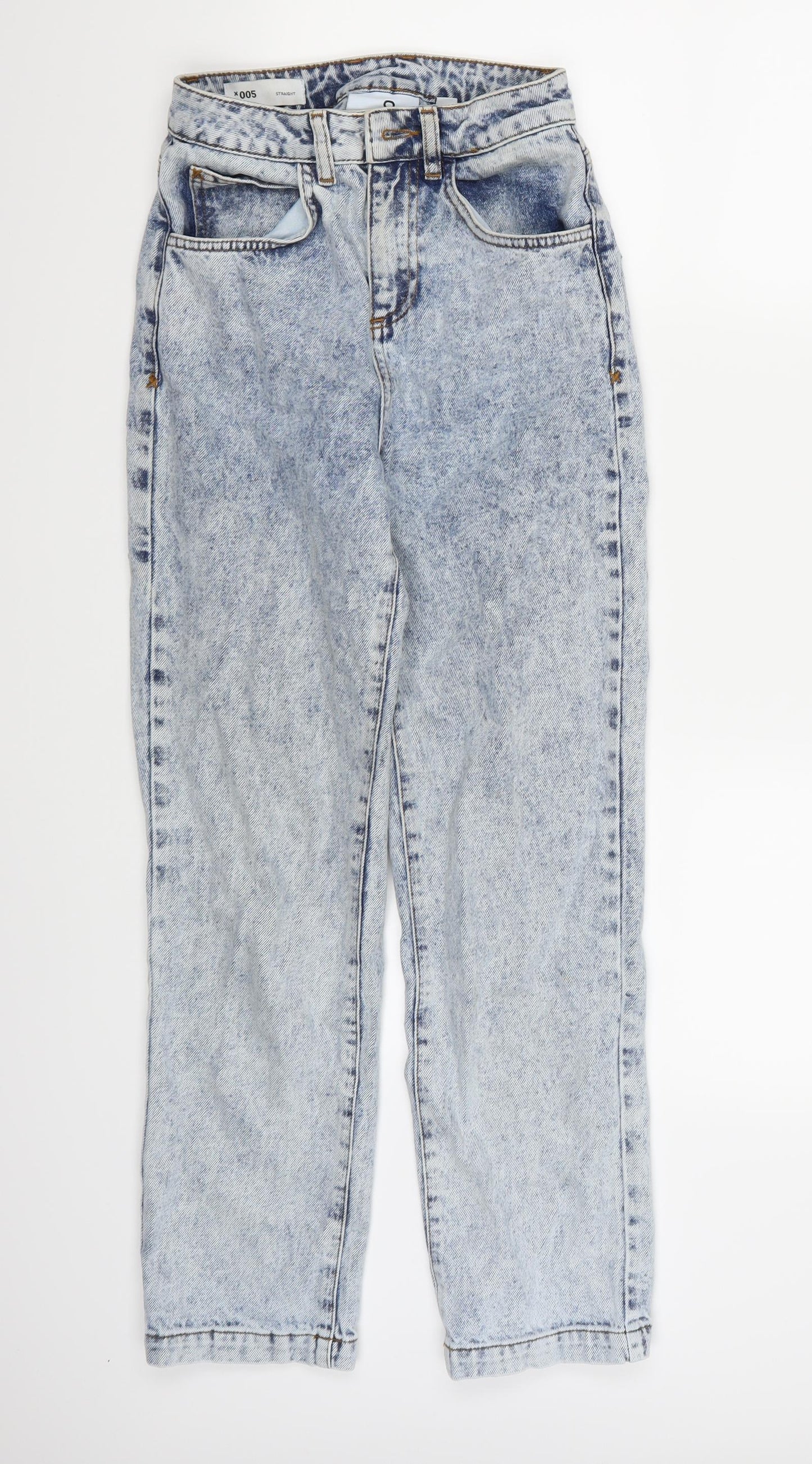 COLLUSION Womens Blue  Denim Boyfriend Jeans  L32 in