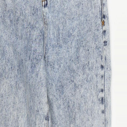 COLLUSION Womens Blue  Denim Boyfriend Jeans  L32 in