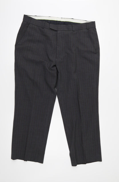 Limehaus Mens Grey   Trousers  Size 36 L26 in
