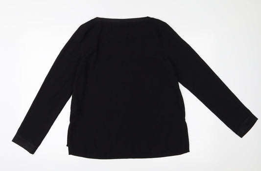 ESMARA Womens Black   Basic Blouse Size 10