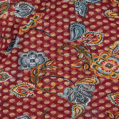 Papaya Womens Red Floral  Basic Blouse Size 10