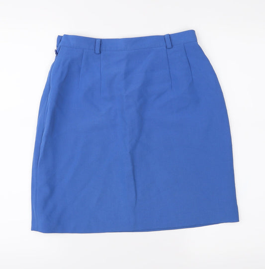 Kaliko Womens Blue   A-Line Skirt Size 12