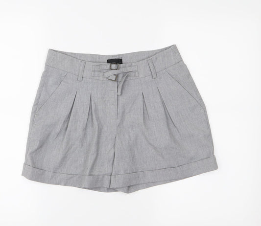 VERO MODA Womens Grey   Chino Shorts Size 6