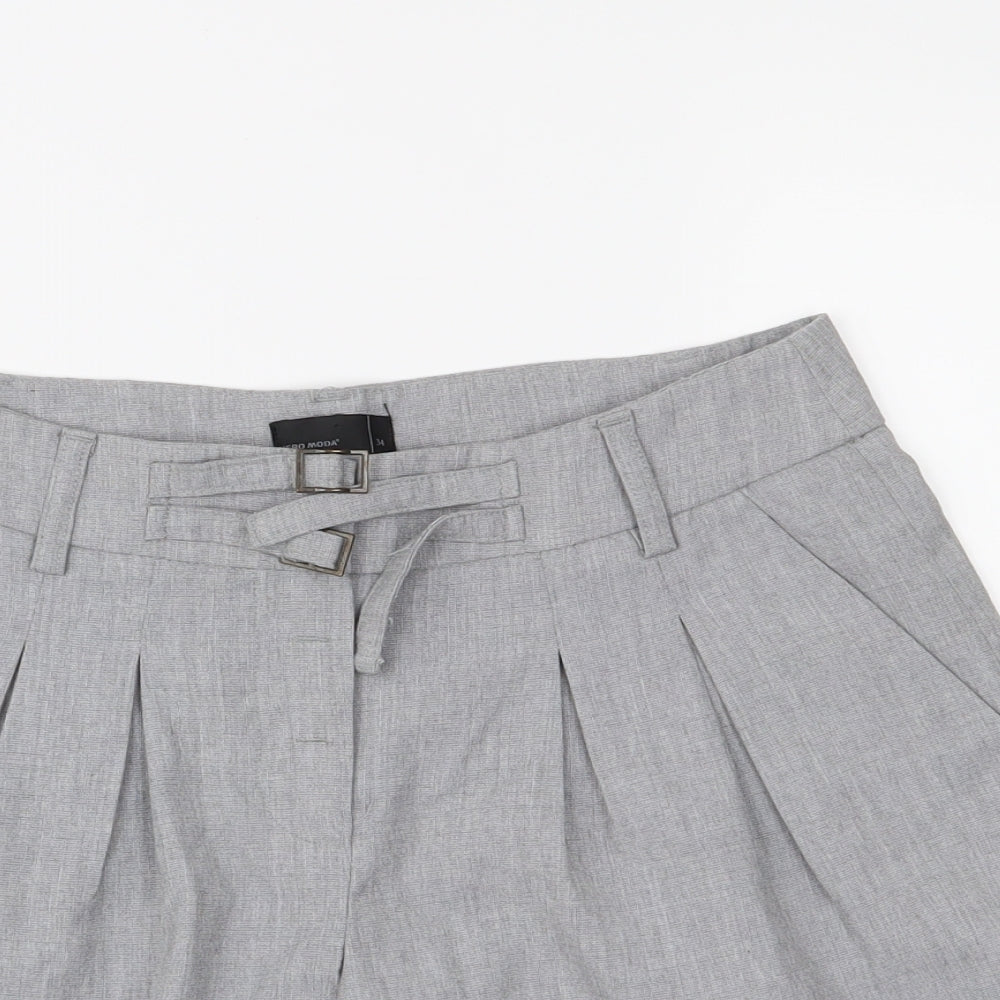 VERO MODA Womens Grey   Chino Shorts Size 6