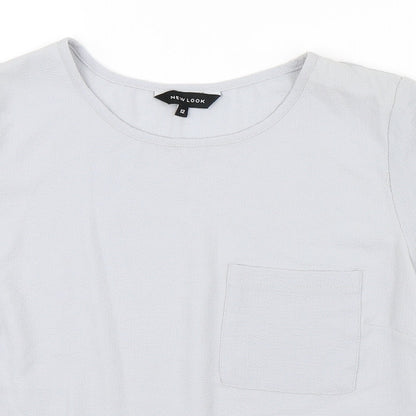 Newlook Womens Grey   Basic Blouse Size 12