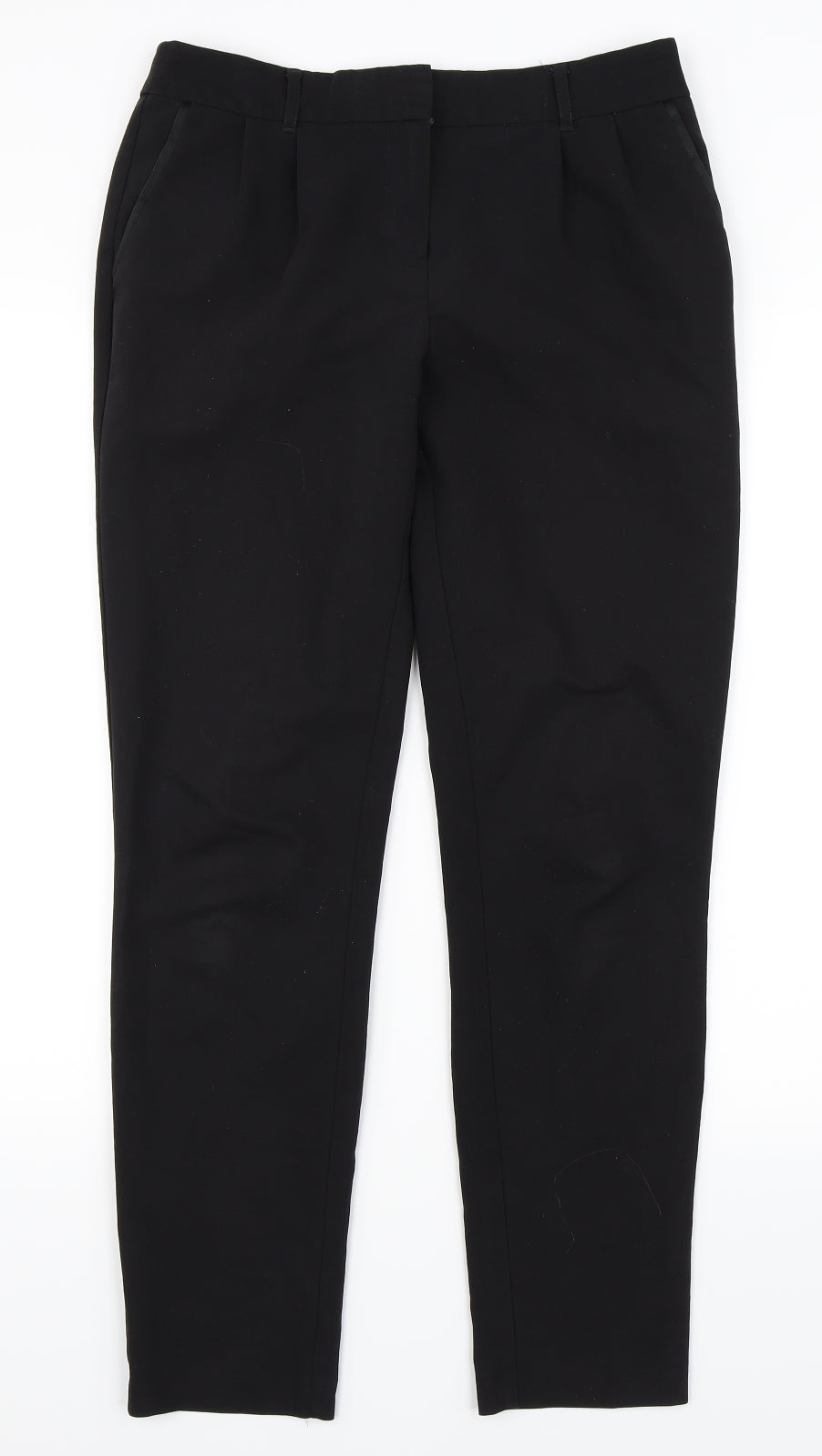 NEXT Womens Black   Trousers  Size 8 L27 in
