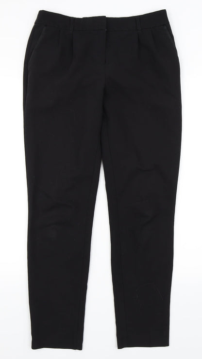 NEXT Womens Black   Trousers  Size 8 L27 in