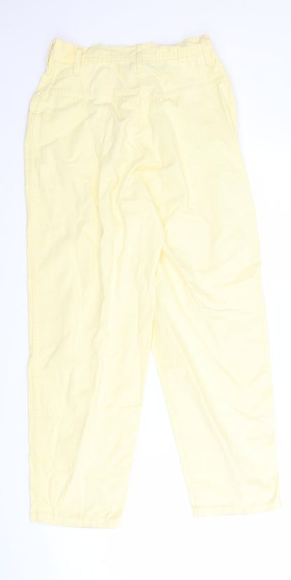 DASH Womens Yellow   Trousers  Size S L26 in