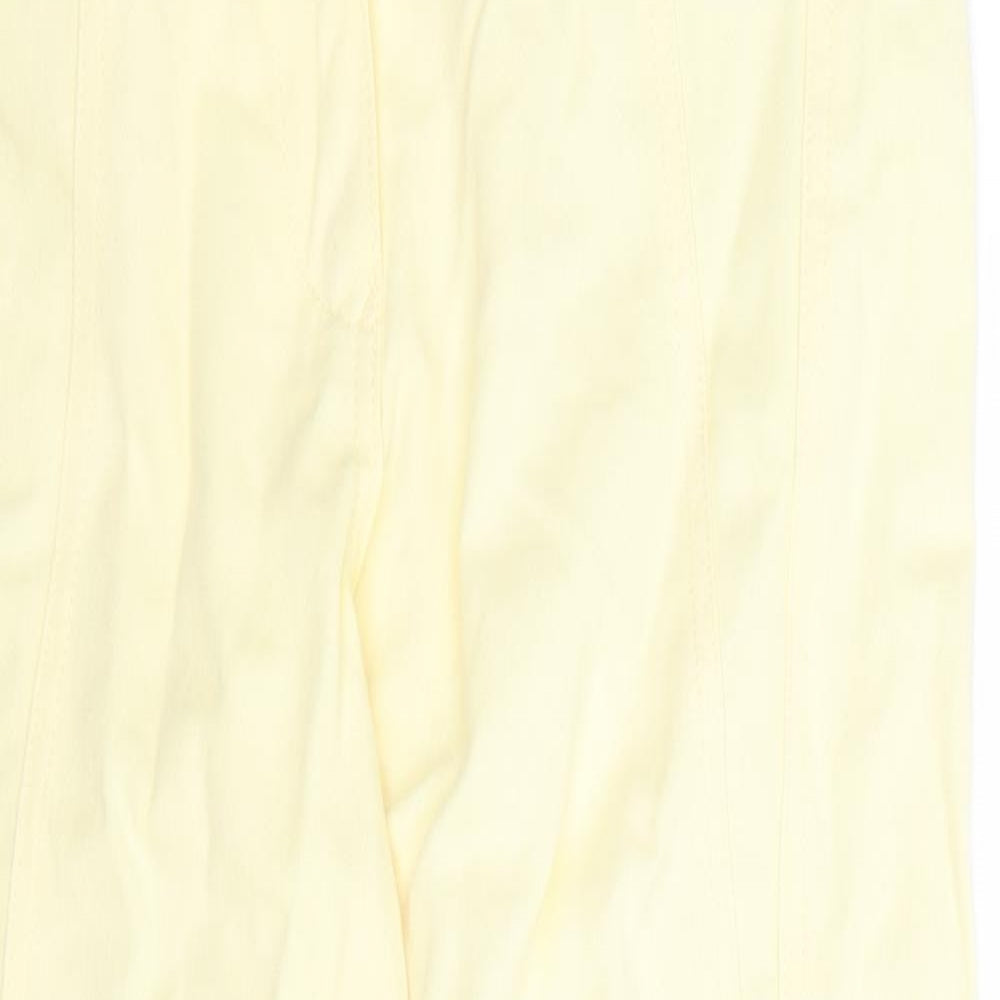 DASH Womens Yellow   Trousers  Size S L26 in