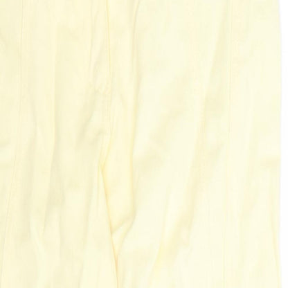 DASH Womens Yellow   Trousers  Size S L26 in