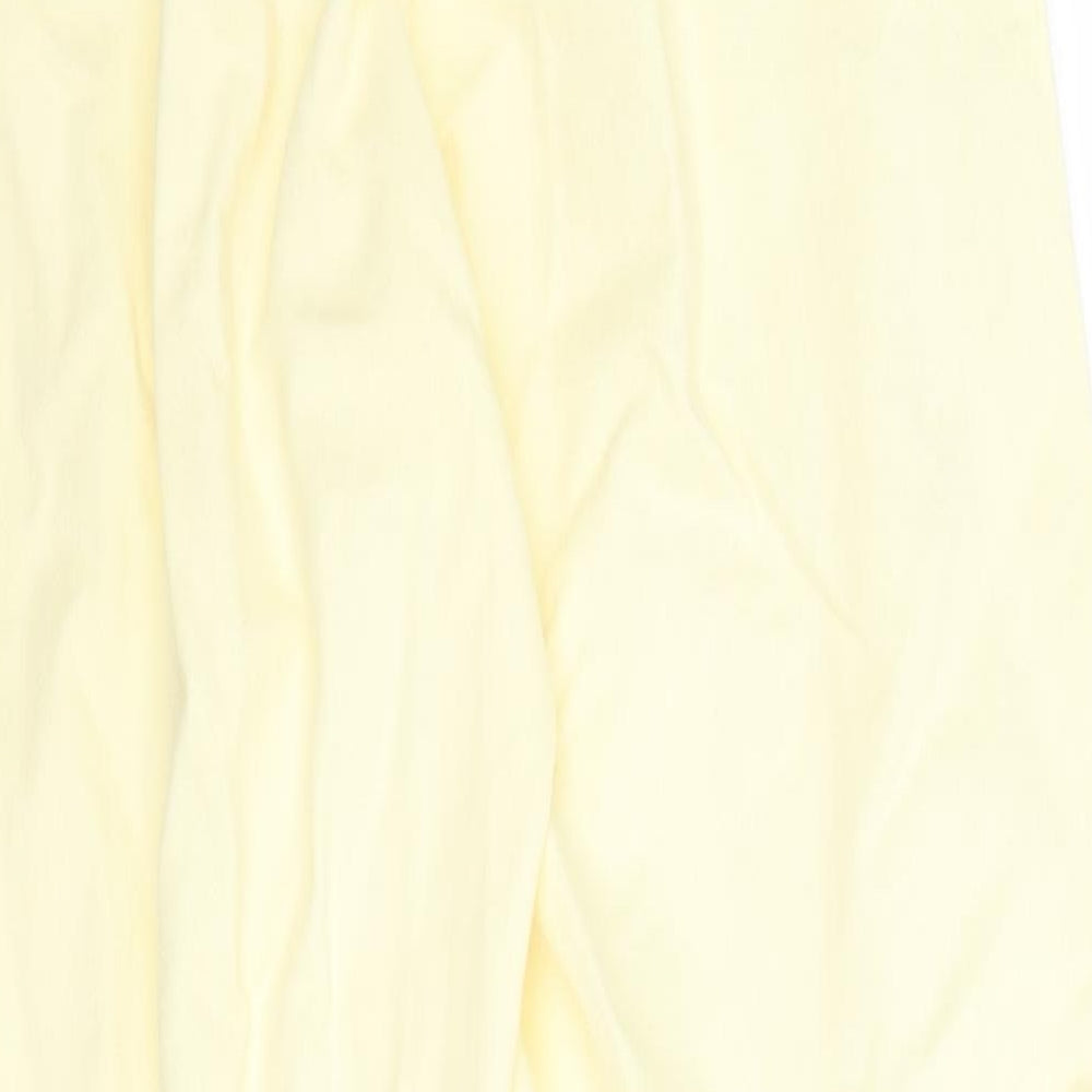 DASH Womens Yellow   Trousers  Size S L26 in
