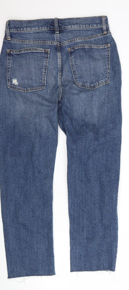 Gap Womens Blue  Denim Cropped Jeans Size 26 L23 in