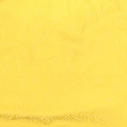 Womens UK Size 12 NEXT Yellow Basic T-Shirt