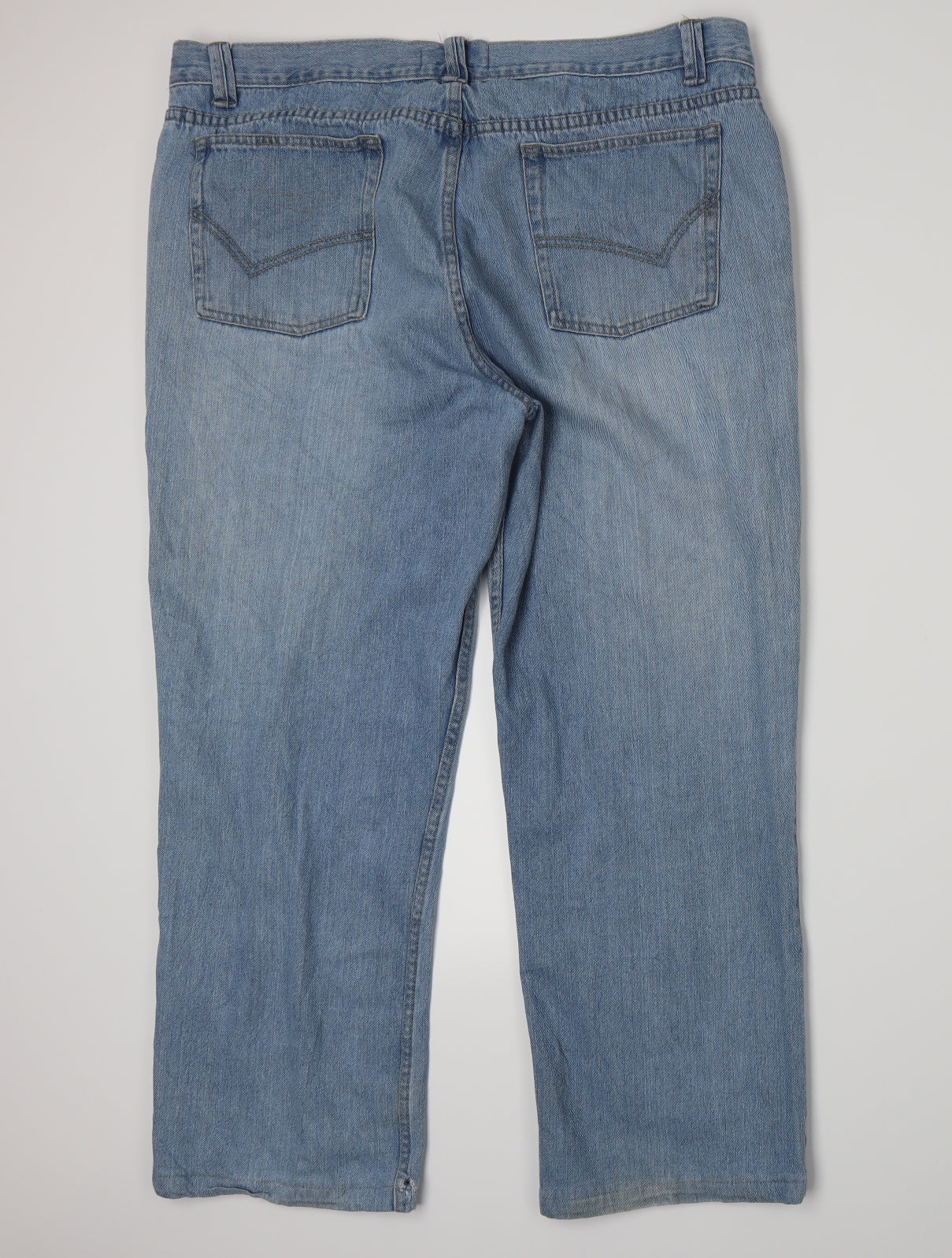 Cherokee Womens Blue  Denim Straight Jeans Size 42 L28 in