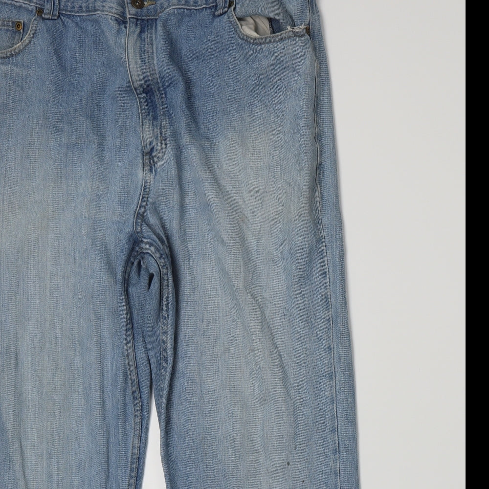 Cherokee Womens Blue  Denim Straight Jeans Size 42 L28 in