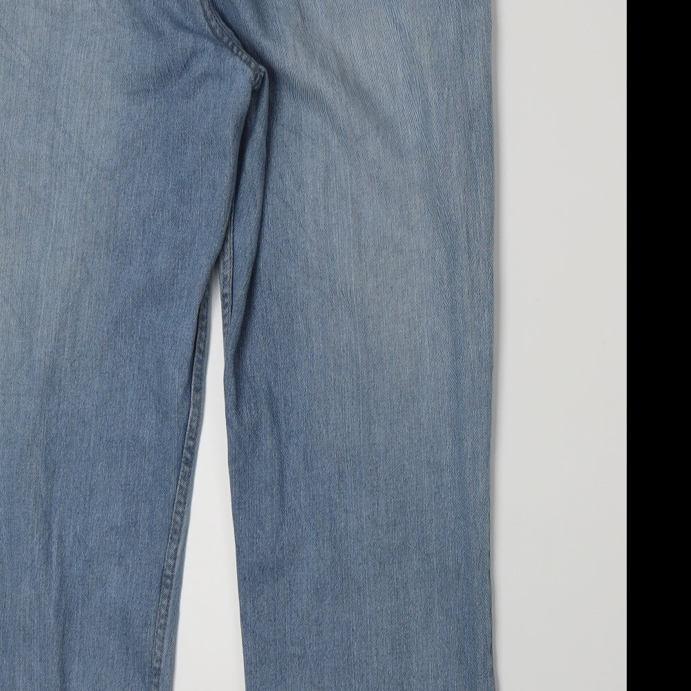 Cherokee Womens Blue  Denim Straight Jeans Size 42 L28 in