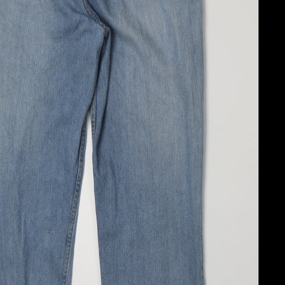 Cherokee Womens Blue  Denim Straight Jeans Size 42 L28 in
