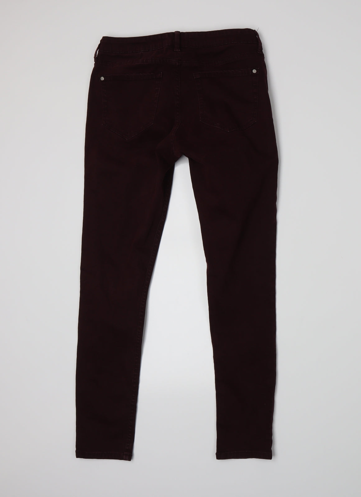 Mango Womens Red  Denim Skinny Jeans Size 8 L26 in