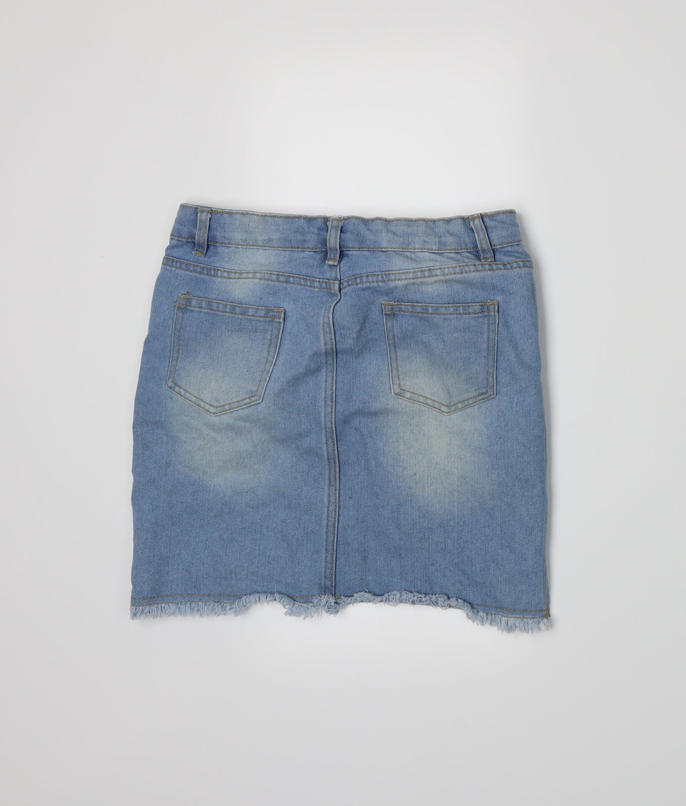 Hullabaloo Girls Blue  Denim A-Line Skirt Size 9-10 Years